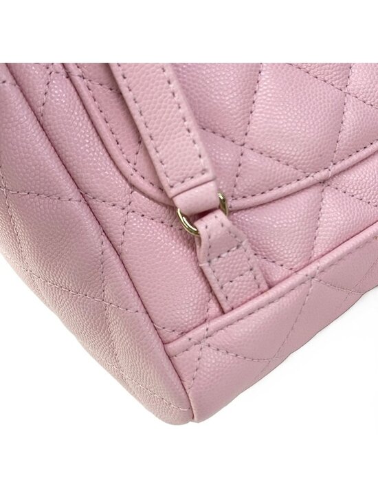 Chanel Backpack Quilted Light Pink main image 4
